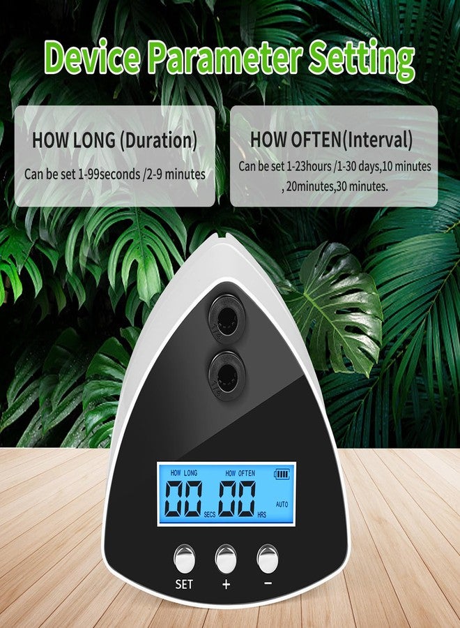 DAOTAILI Reptile Mister System, Reptile Humidifier with LCD Screen, Mister for Reptile Tank with 2 Nozzles, Used for Chameleons, Reptiles, Tree Frogs, Snakes - Image 3